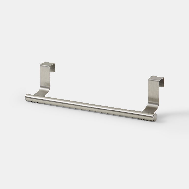 Suport pentru prosop bucatarie GOODHOME, 25.6 x 5.6 cm, otel, argintiu