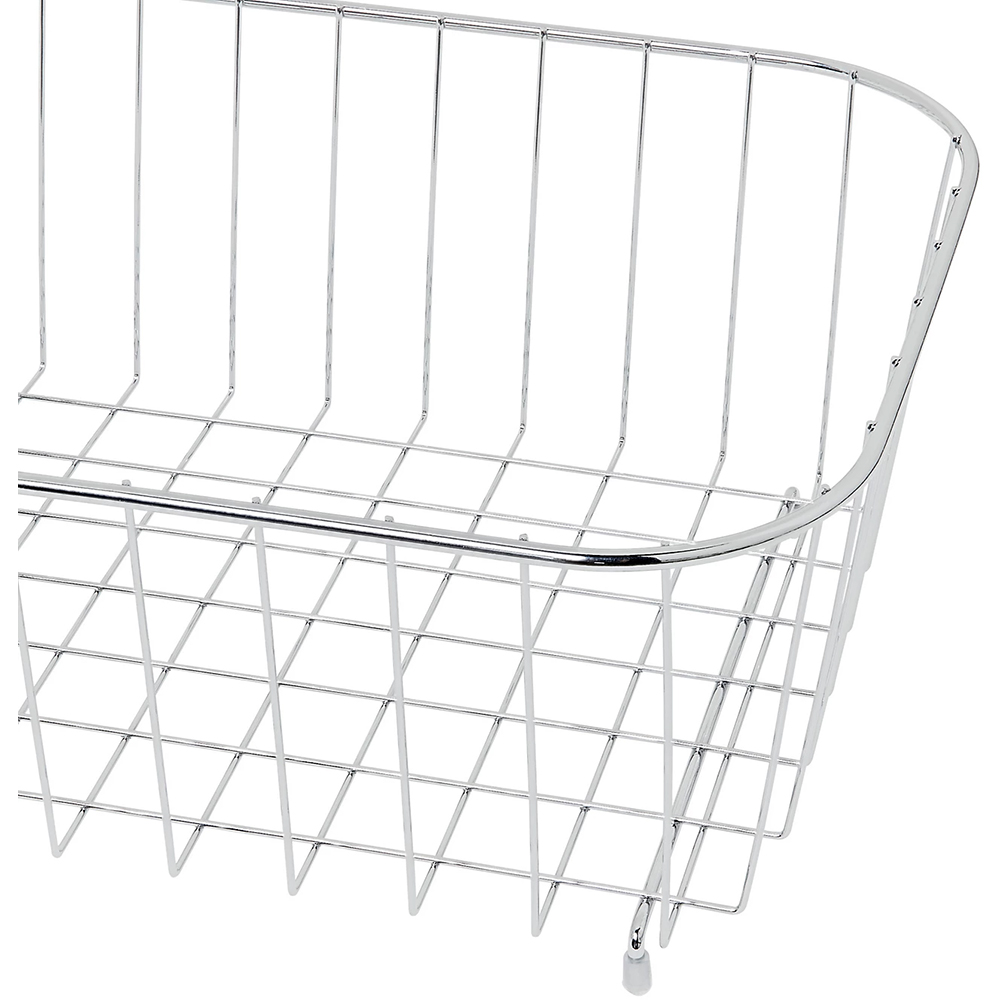 Cos metalic chiuveta GOODHOME Datil, otel, 35.5 x 26.5 x 10 cm, argintiu