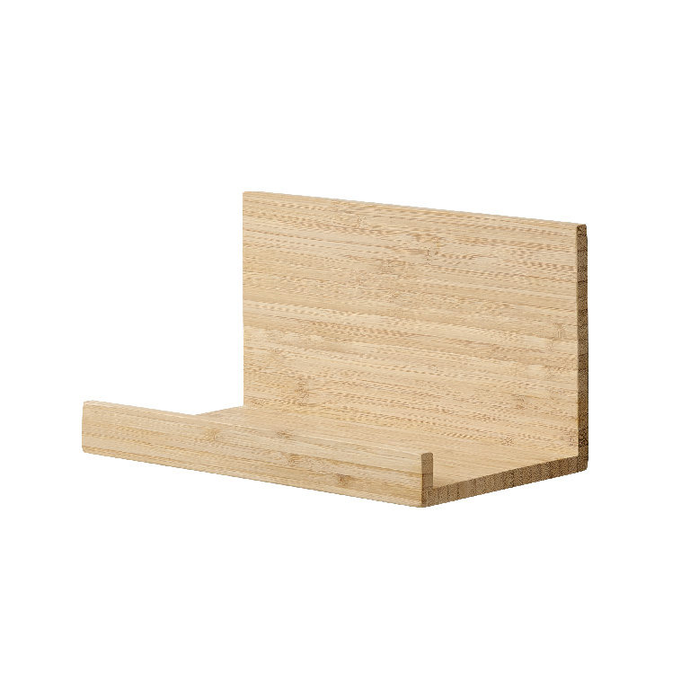 Suport magnetic pentru bucatarie GOODHOME, 25.5 x 14 x 15.2 cm, bambus, maro