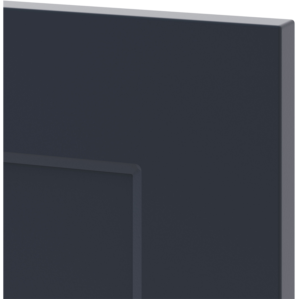 Front usa si sertar GOODHOME Artemisia, MDF, 29.7 x 71.5 x 1.8 cm, Albastru inchis