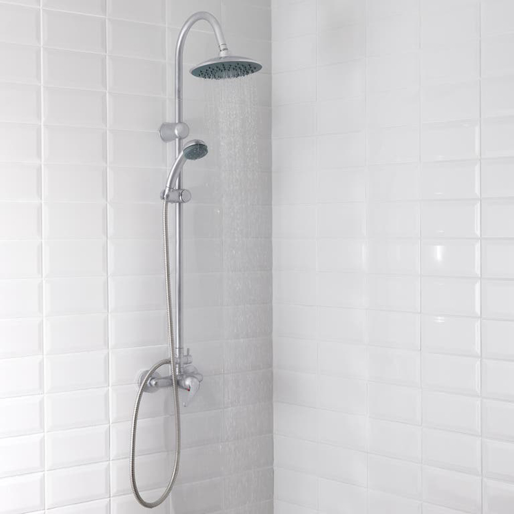 Sistem dus GOODHOME Nakri, 1 functie, crom