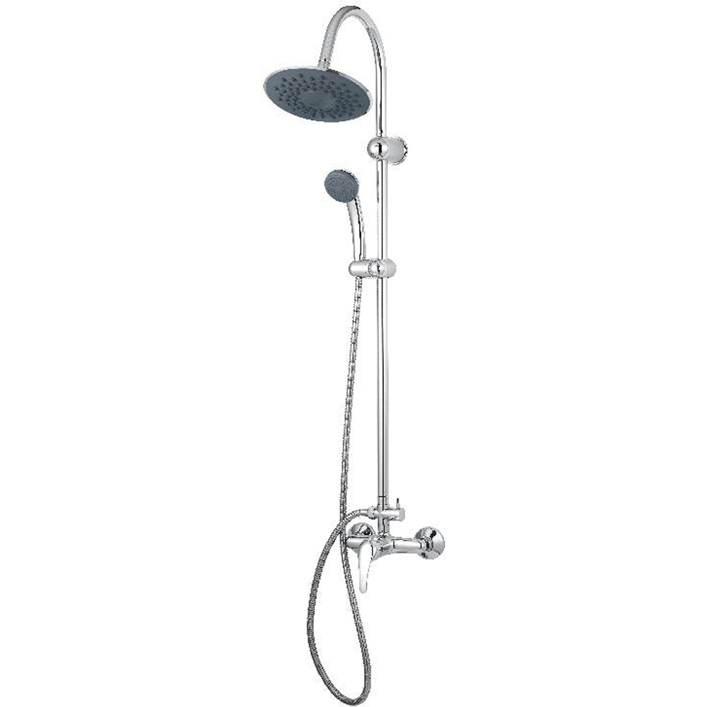 Sistem dus GOODHOME Nakri, 1 functie, crom