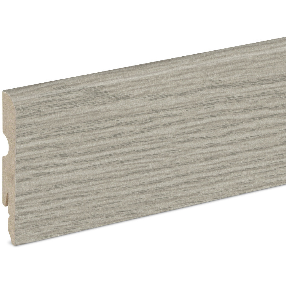 Plinta parchet GOODHOME, MDF, 220 x 8 x 1.3 cm, natur