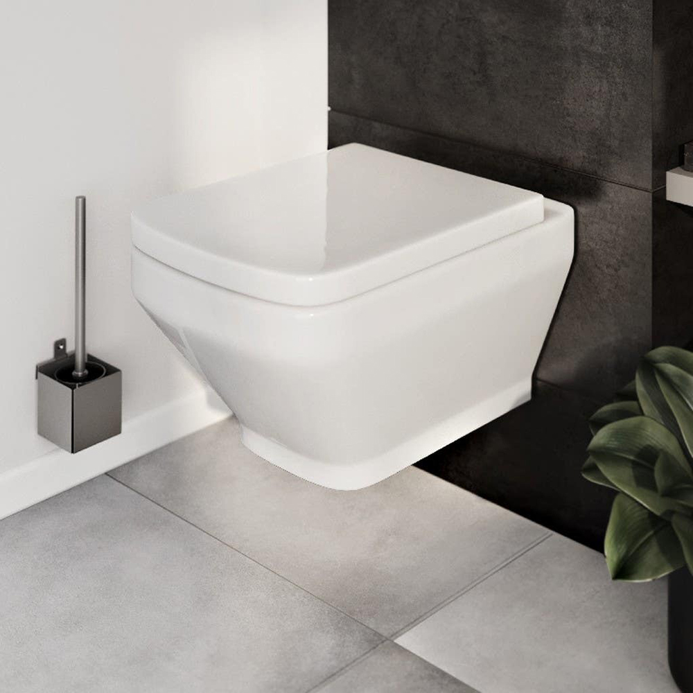 Capac WC GOODHOME Teesta, inchidere lenta, duroplast, alb