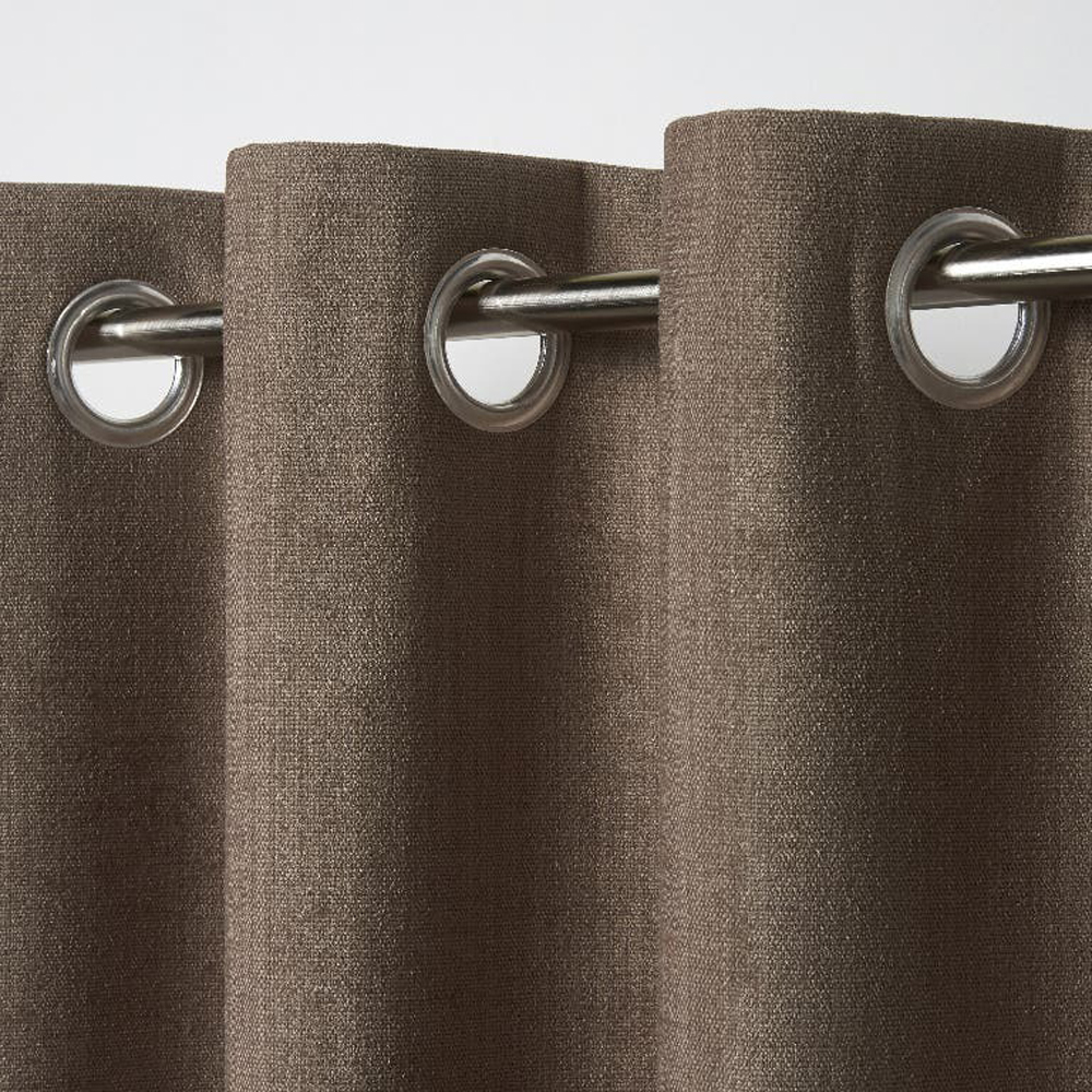 Draperie GOODHOME Pahea, 135 x 260 cm, maro