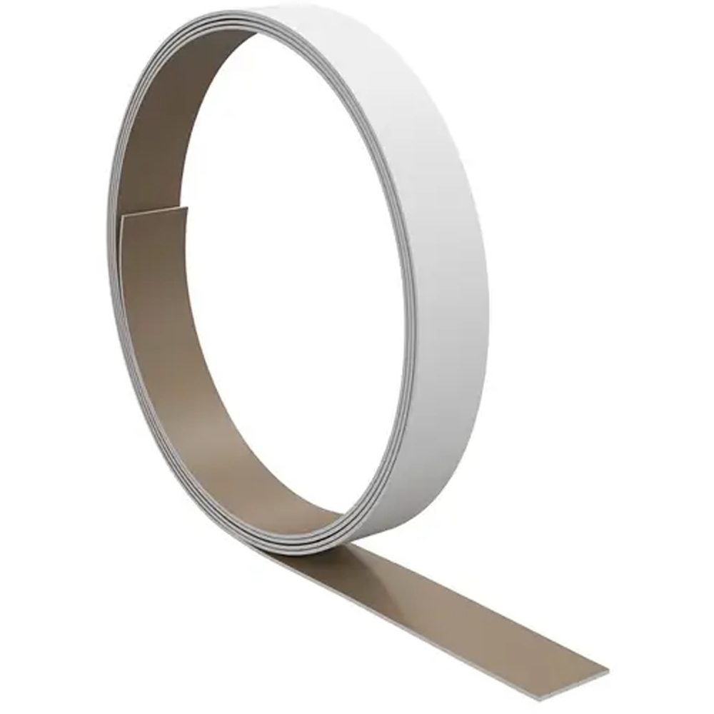 Cant pentru blat GOODHOME, 240 x 3 x 0.5cm, ABS, alb satinat