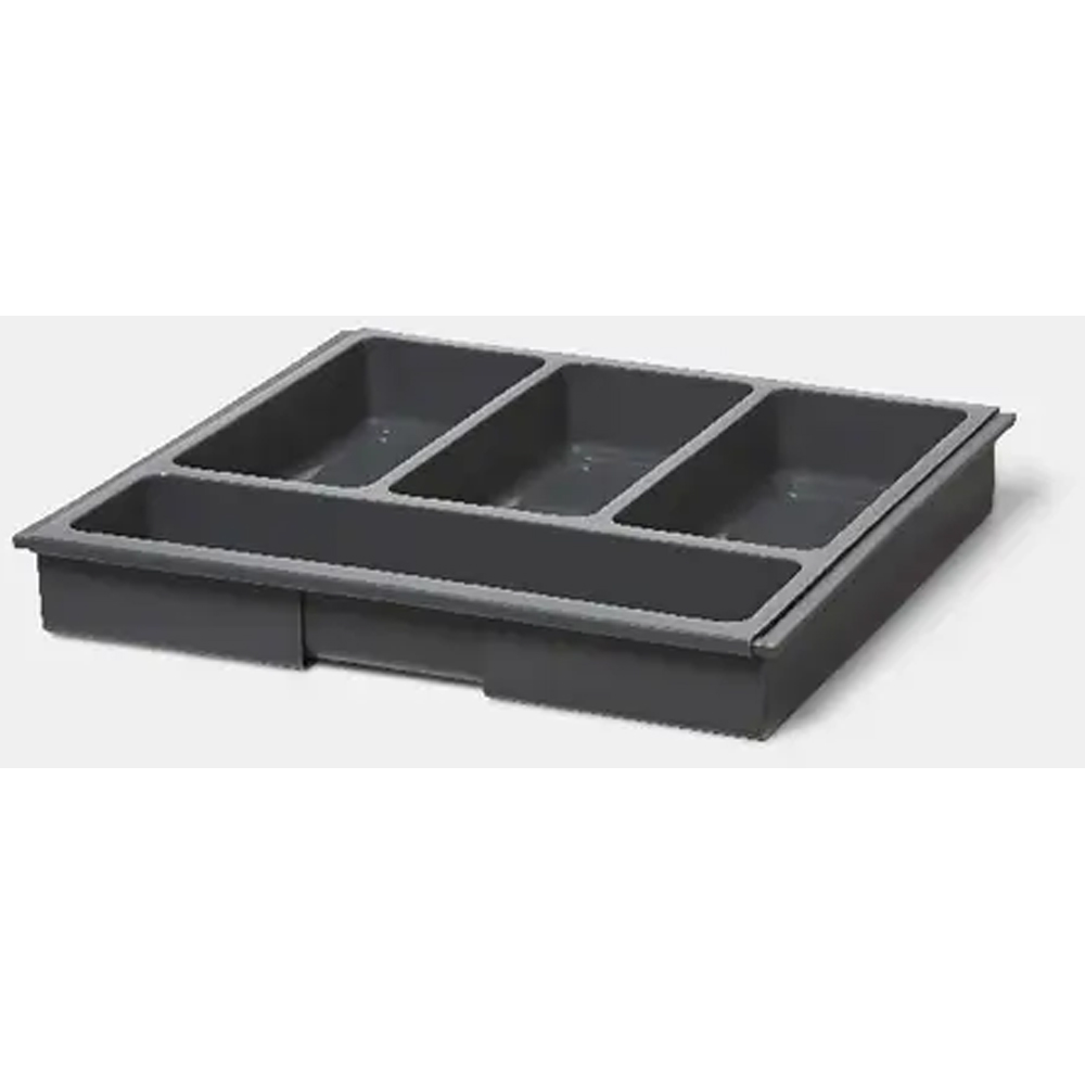 Suport tacamuri extensibil GOODHOME Nitaki 100666895, 35x33cm, gri