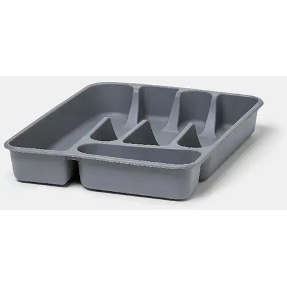 Tava tacamuri GOODHOME, 33 x 26cm, plastic, gri