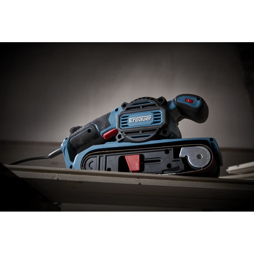 Slefuitor cu banda Erbauer EBS950, 950W, 350m/min, banda 76x533mm, sac praf