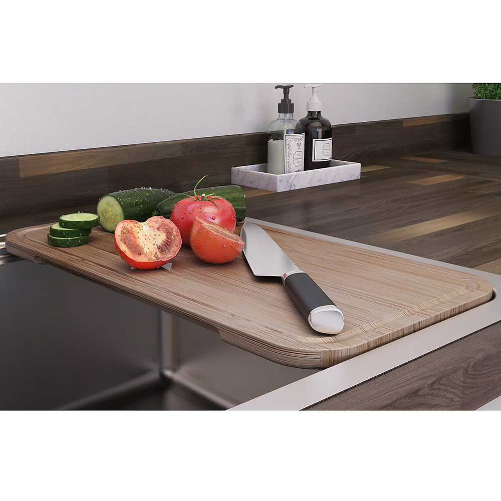 Chiuveta bucatarie GoodHome Romesco, 1 cuva, accesorii, inox