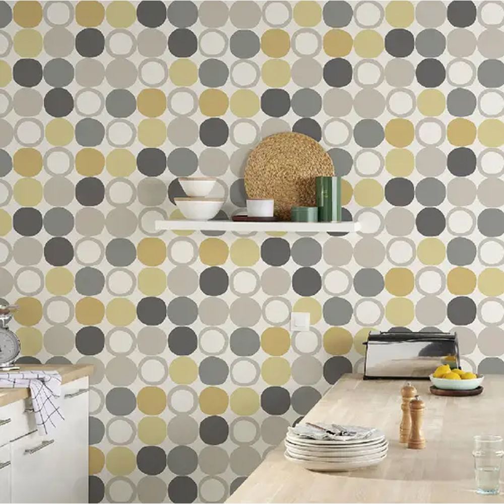 Tapet GOODHOME Lymani Yellow 100668114, multicolor