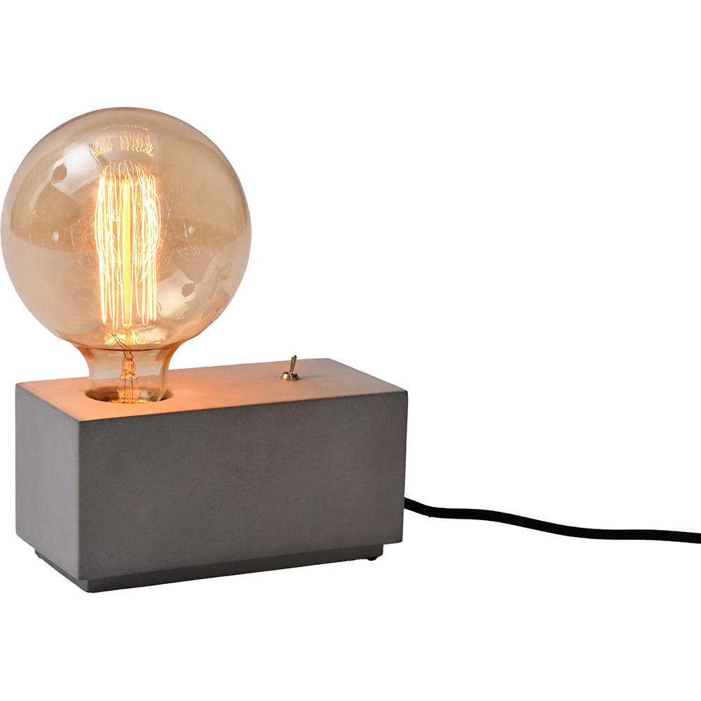 Veioza camera de zi Qausuit GOODHOME, E27, 40W, IP20, gri