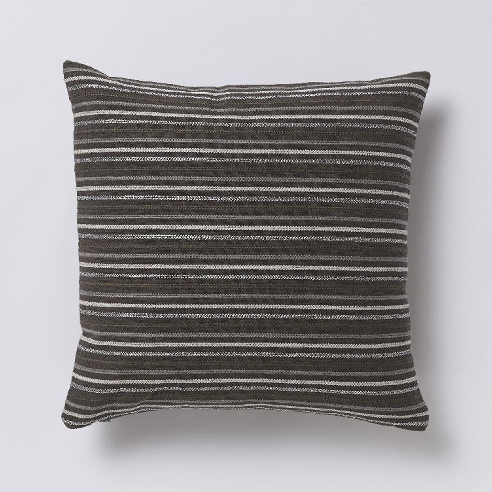 Perna decorativa Agra, 40 x 40 cm, gri-argintiu