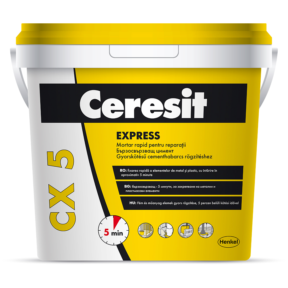 Mortar rapid reparatii CERESIT CX 5, 5 kg