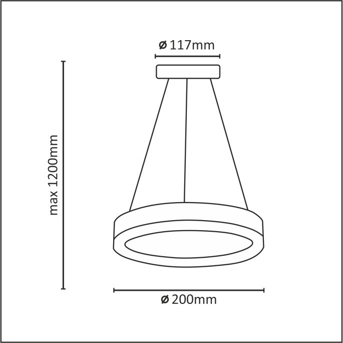 Lustra tip pendul, Alb, 9 W, 1 x  Sweden Fokko