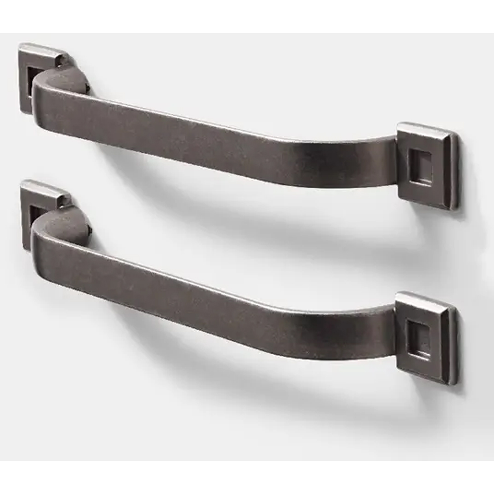 Maner mobila GOODHOME, 22 x 2.5 x 3.1cm, aluminiu, argintiu
