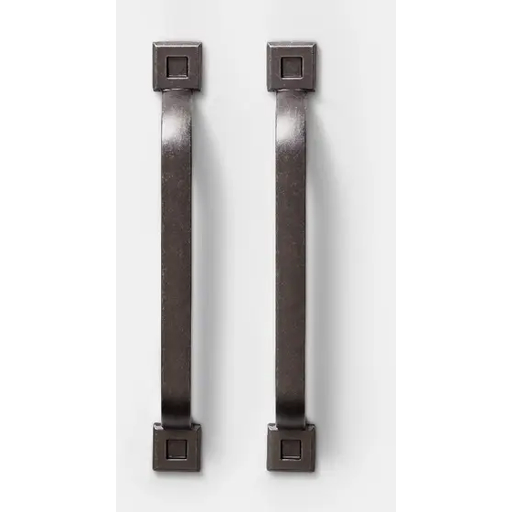 Maner mobila GOODHOME, 22 x 2.5 x 3.1cm, aluminiu, argintiu
