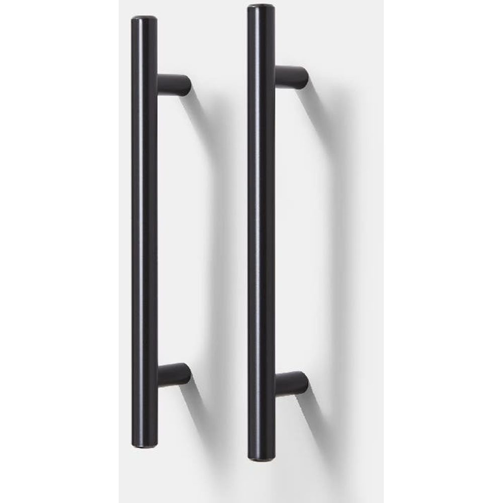 Maner GOODHOME Annatto, otel, 18.8 cm, negru