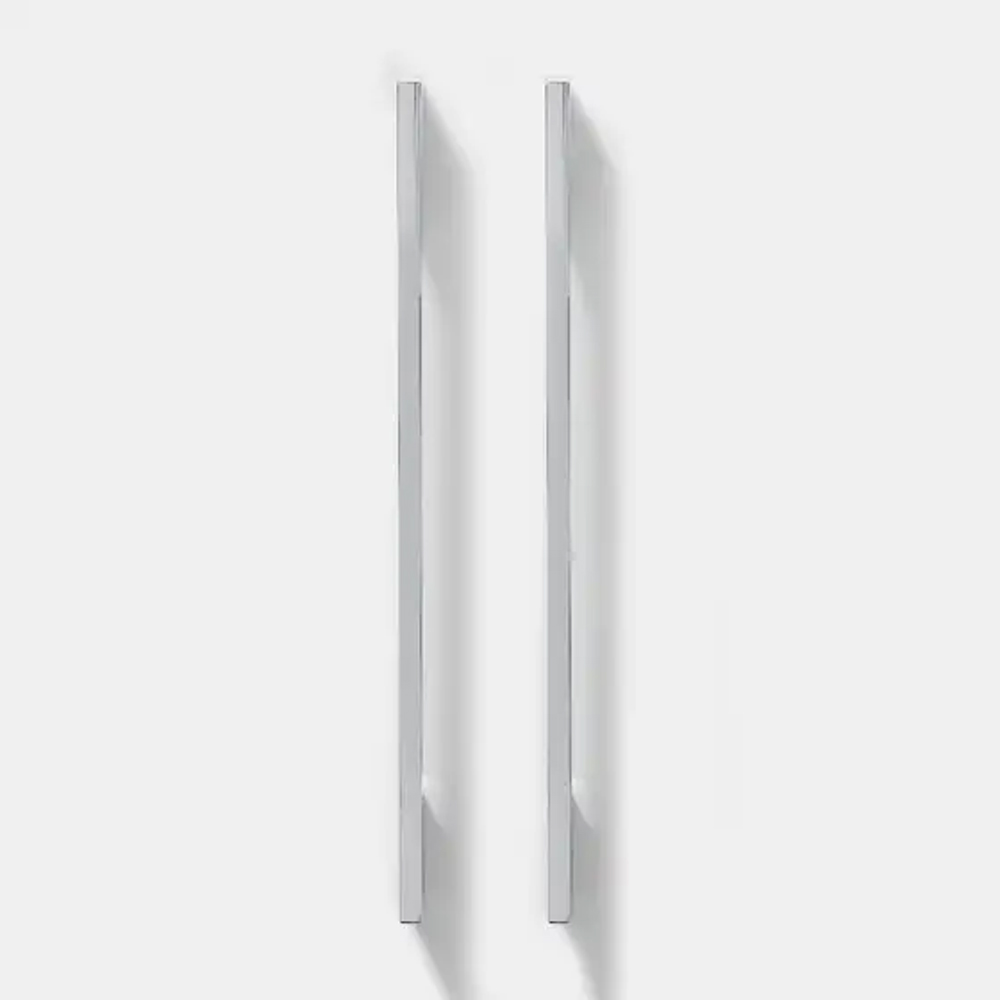 Maner mobila GOODHOME, 32.5 x 3 x 1cm, aluminiu, argintiu