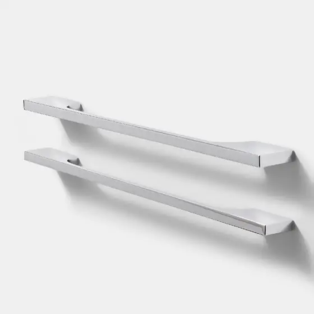 Maner mobila GOODHOME, 32.5 x 3 x 1cm, aluminiu, argintiu