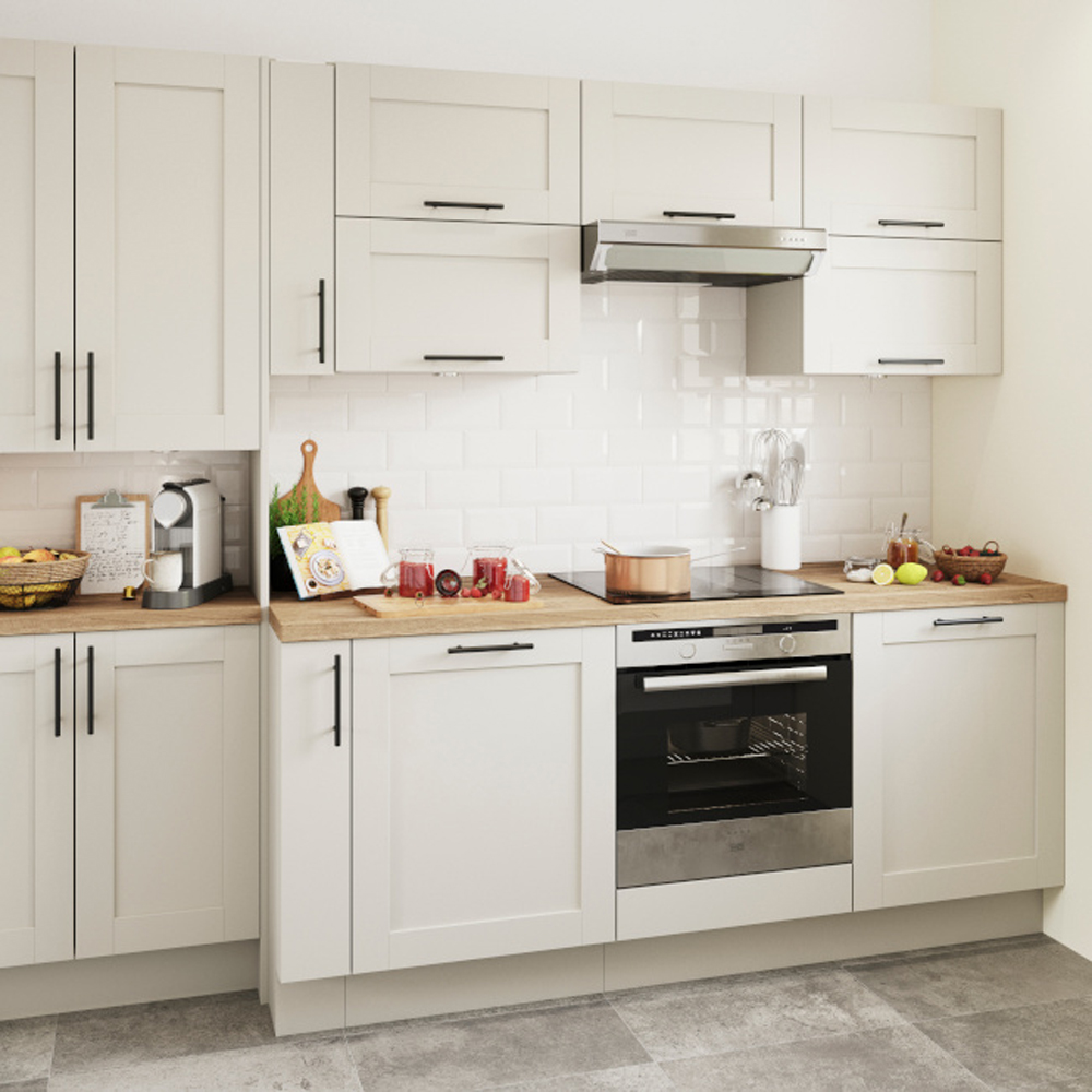 Fronturi usa 2 sertare GOODHOME Verbana, MDF, 49.7 x 35.6 x 2 cm, bej