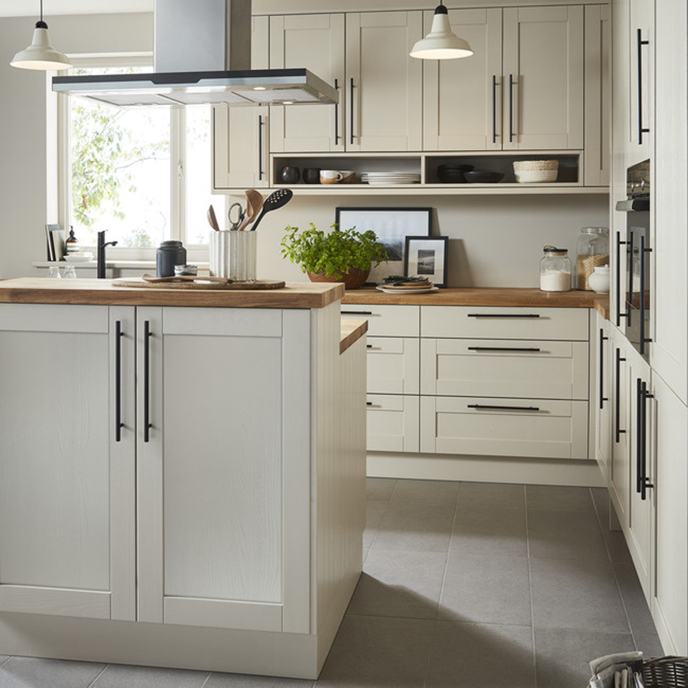 Fronturi usa 2 sertare GOODHOME Verbana, MDF, 49.7 x 35.6 x 2 cm, bej