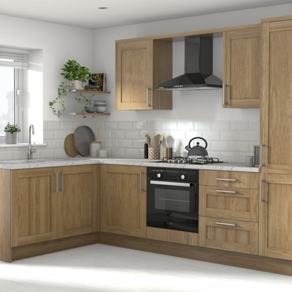 Fronturi usa punte si rabatabila GOODHOME Verbana, MDF, 60 cm, natur