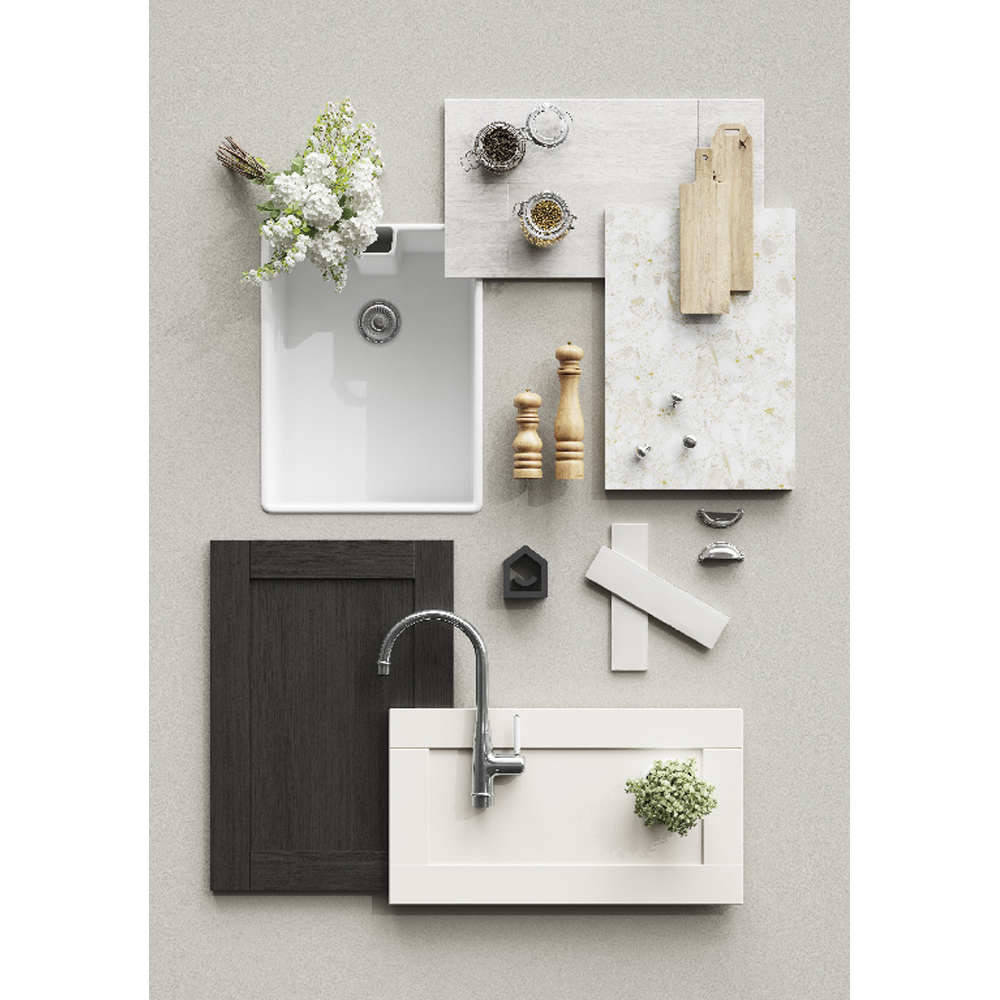 Front usa GOODHOME Verbana, MDF, 50 x 50, 60 cm, bej