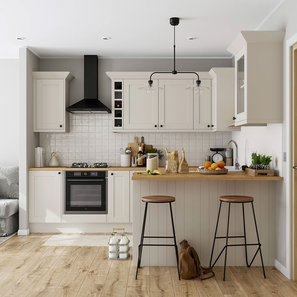 Fronturi usa GOODHOME Verbena, MDF, 79.7 x 35.6 x 2 cm, bej
