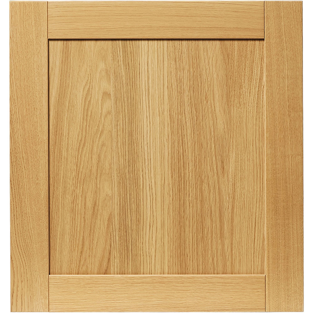 Front usa bucatarie GoodHome Verbena, MDF&Lemn, 59.7 x 62.6 x 2 cm, natur