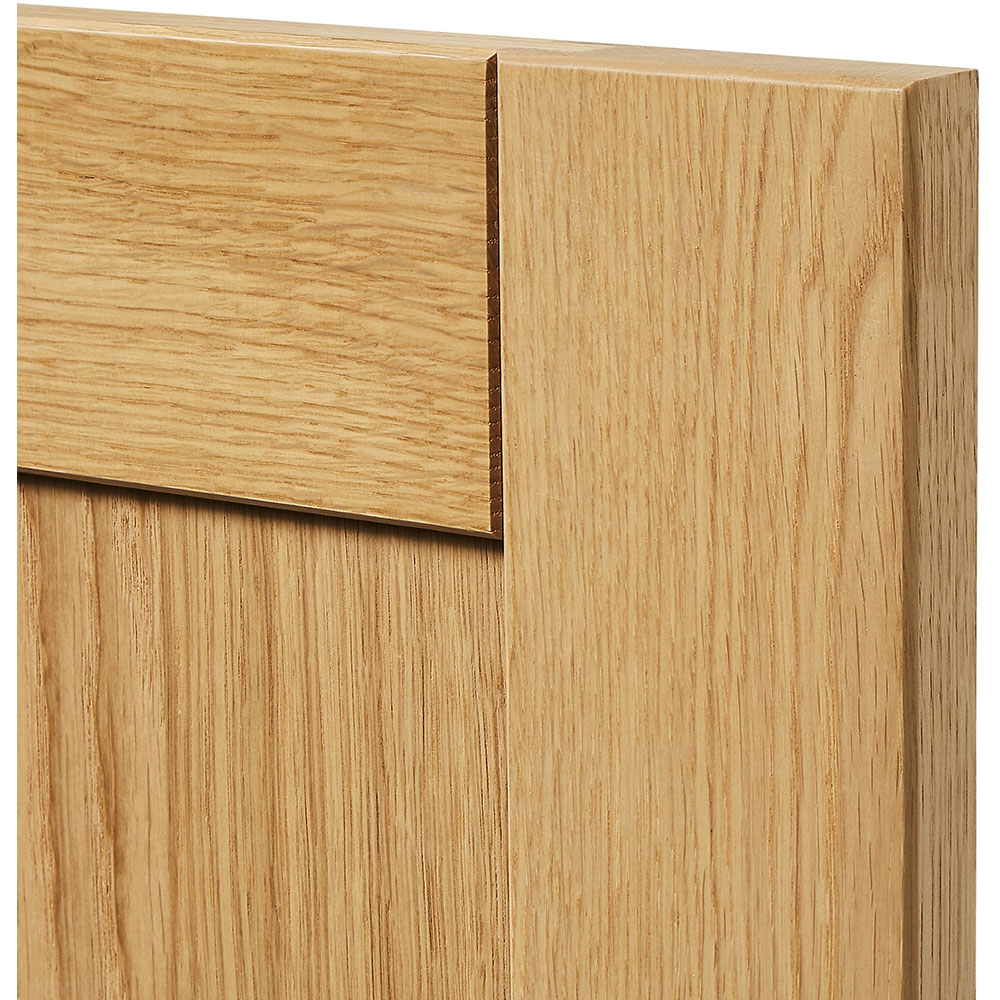 Front usa bucatarie GoodHome Verbena, MDF&Lemn, 59.7 x 62.6 x 2 cm, natur