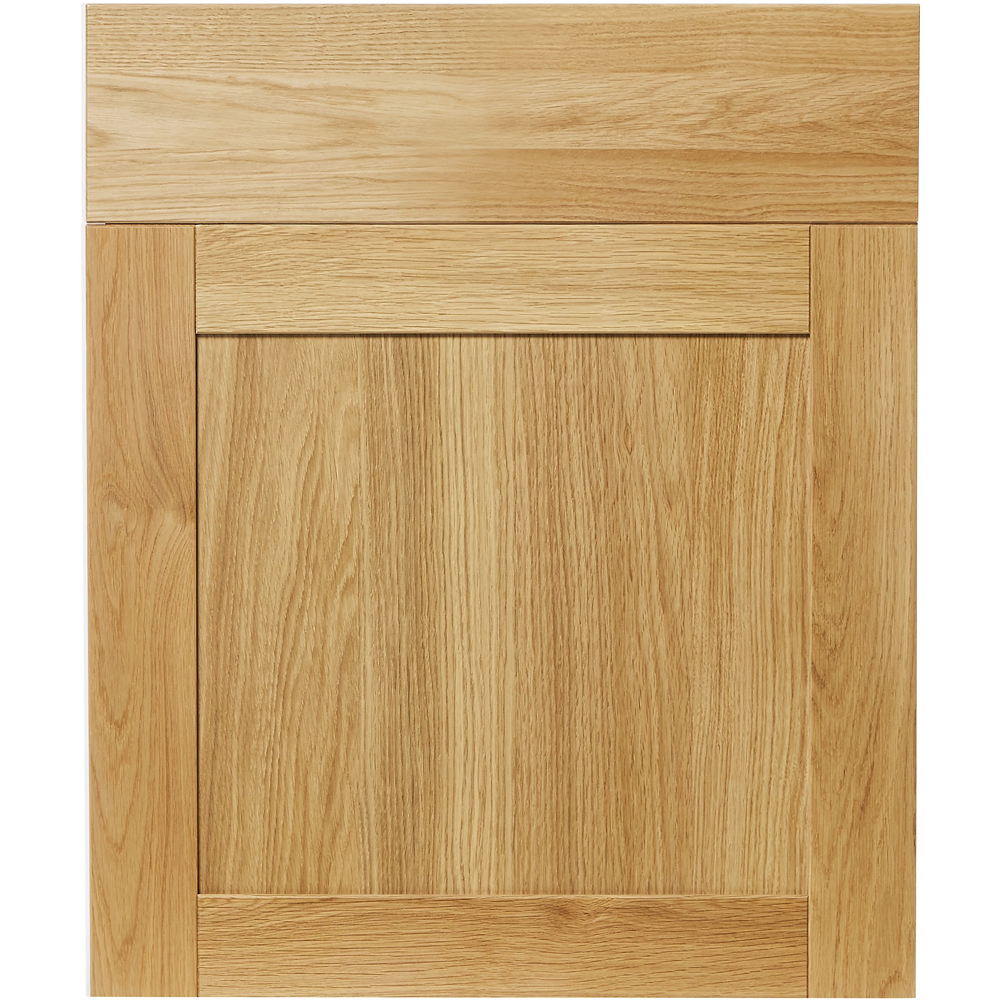 Front usa si sertar GOODHOME Verbena, Lemn masiv, 59.7 x 71.5 x 2 cm, Natur