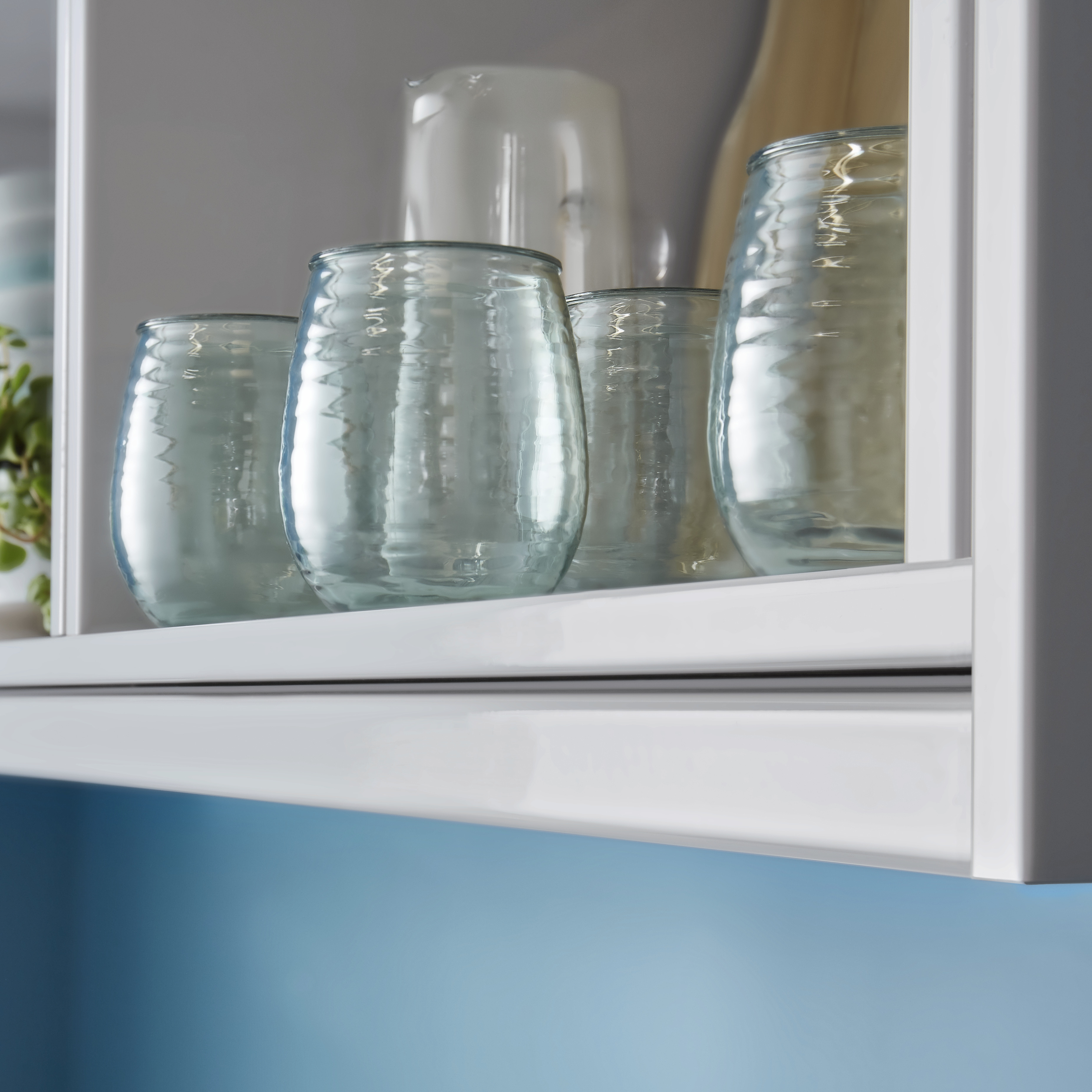 Cornisa GOODHOME Alisma, 244 x 6 x 4 cm, gri lucios