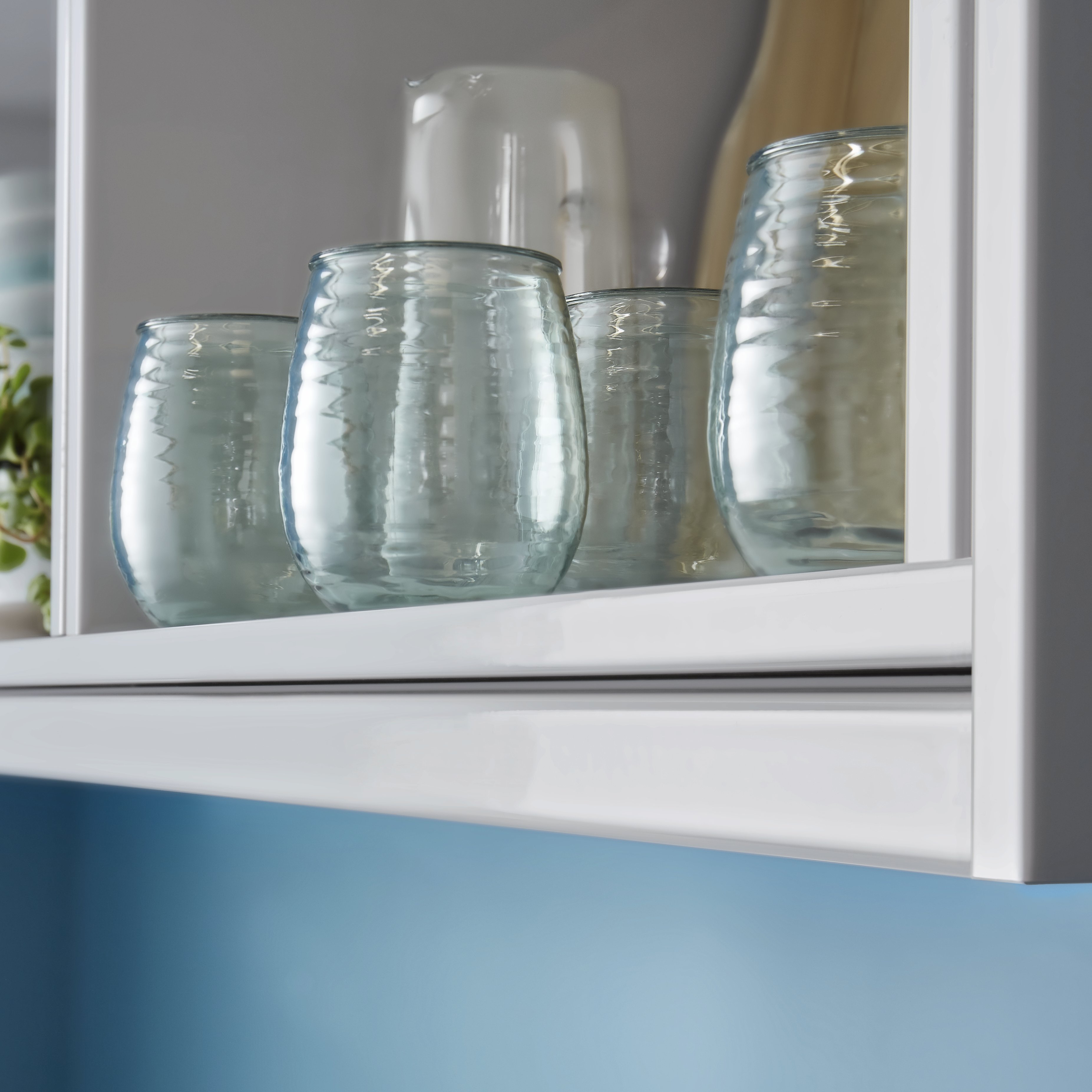Cornisa GOODHOME Alisma, 244 x 6 x 4 cm, gri lucios