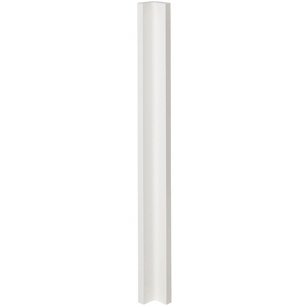 Profil colt GOODHOME Alisma, 72 x 6 x 6 cm, alb lucios