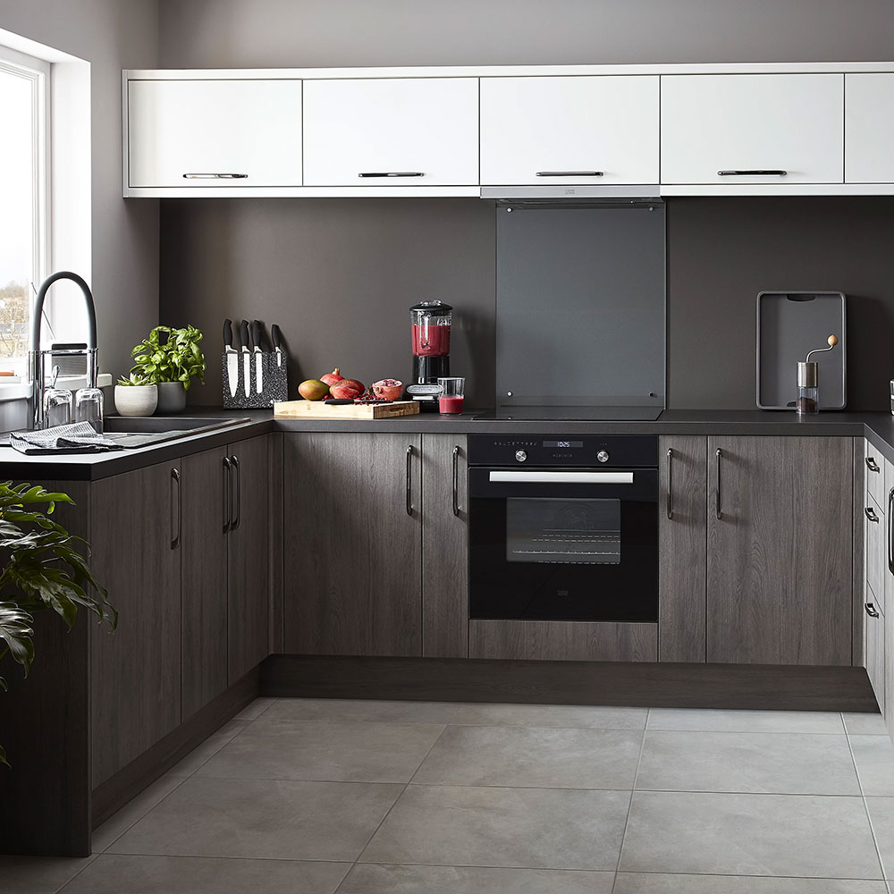 Panou lateral GOODHOME Chia, 59 x 87 x 1.8 cm, PAL, gri