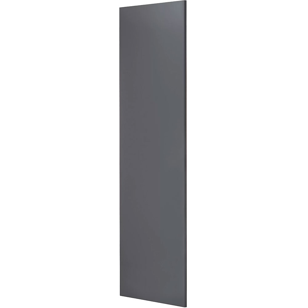 Panou lateral aditie coloana electrocasnice GOODHOME Stevia&Garcinia, 61 x 240 x 1.8 cm, PAL, gri antracit