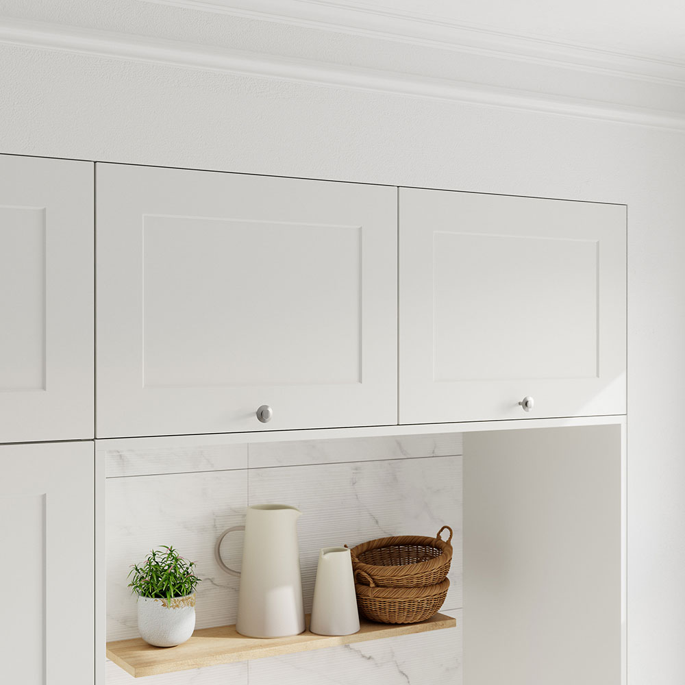 Panou GOODHOME Artemisia 61 x 240 x 1.8 cm, PAL, alb