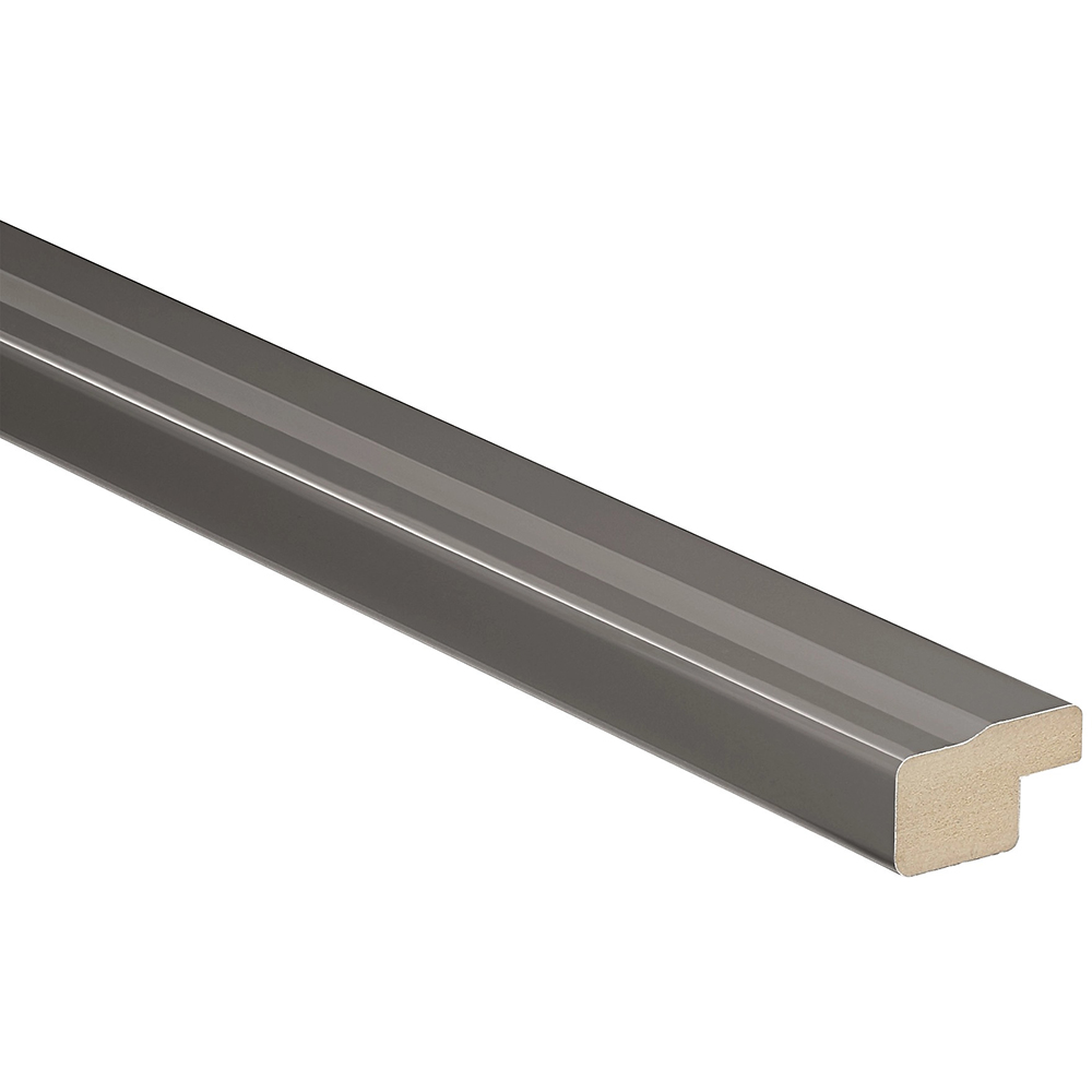 Cornisa GOODHOME Chia, 240 x 3.5 cm, gri stejar