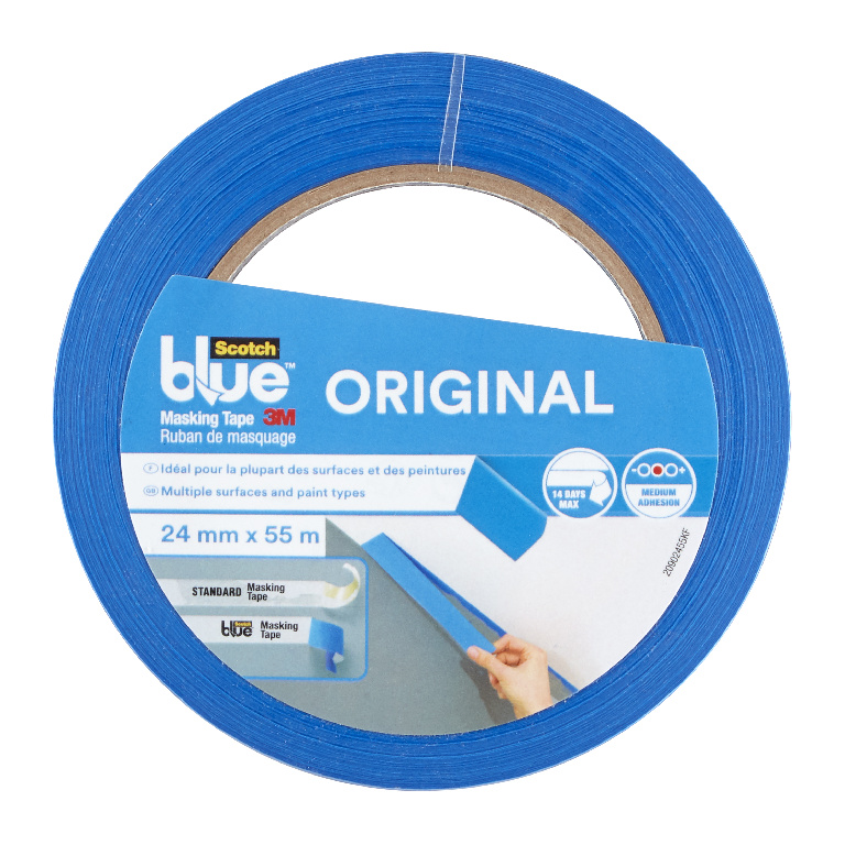 Banda mascare 2.4 cm x 55 m Albastru  Scotch