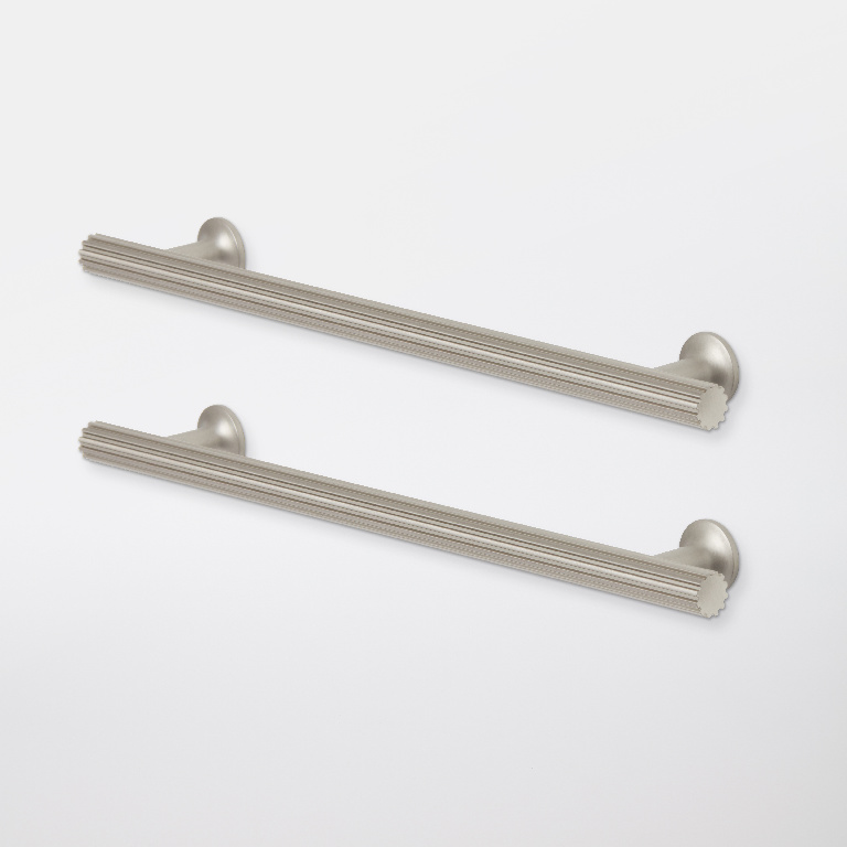 Maner mobila GOODHOME, 24.2 x 3cm, aluminiu, argintiu