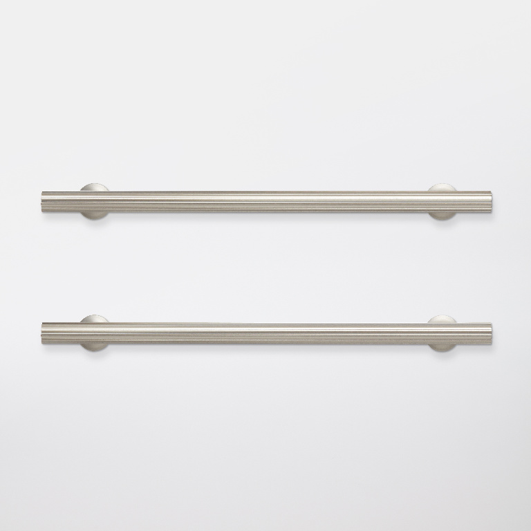 Maner mobila GOODHOME, 24.2 x 3cm, aluminiu, argintiu