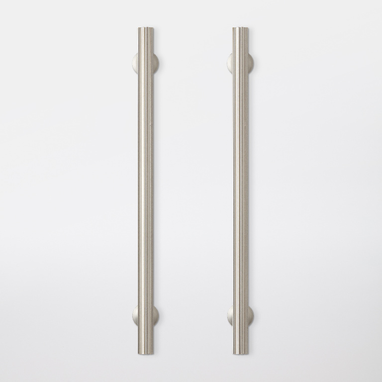 Maner mobila GOODHOME, 24.2 x 3cm, aluminiu, argintiu