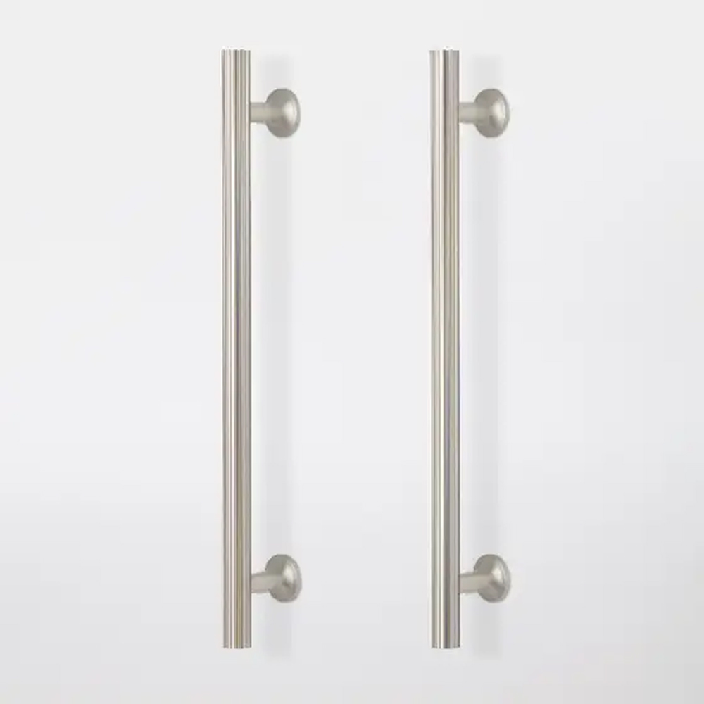 Maner mobila GOODHOME, 24.2 x 3cm, aluminiu, argintiu
