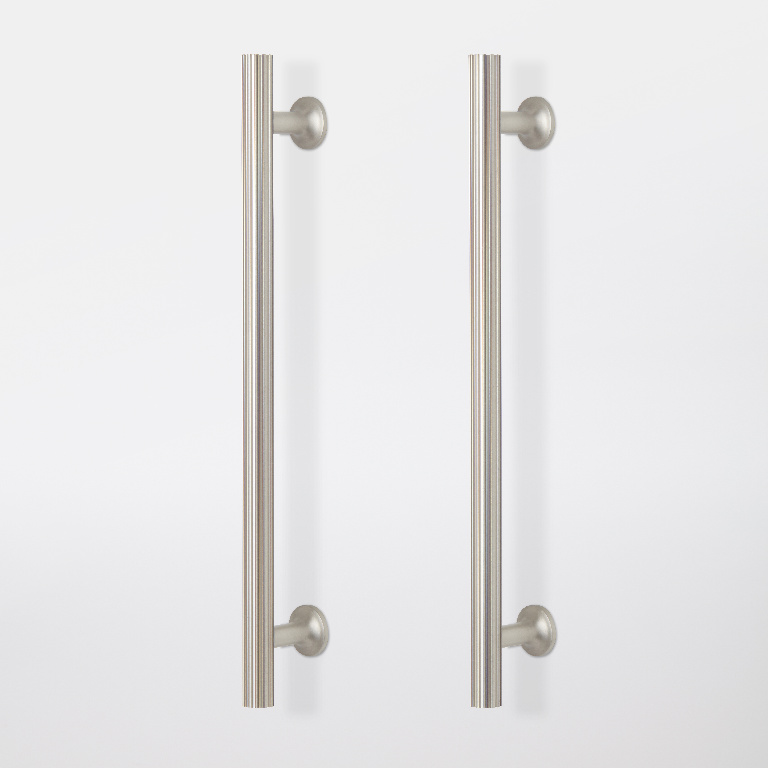 Maner mobila GOODHOME, 24.2 x 3cm, aluminiu, argintiu