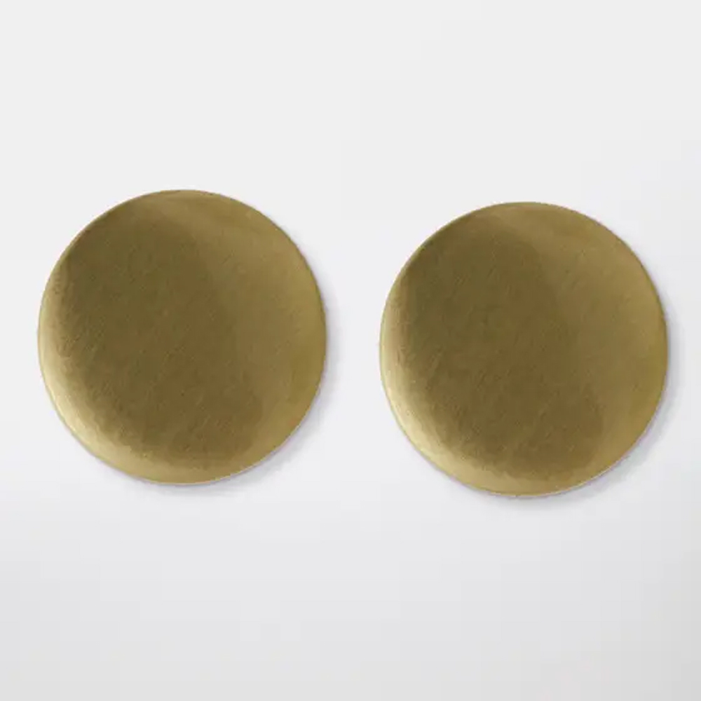 Set manere GOODHOME, aliaj zinc, 2.2 cm, alama, 2 bucati