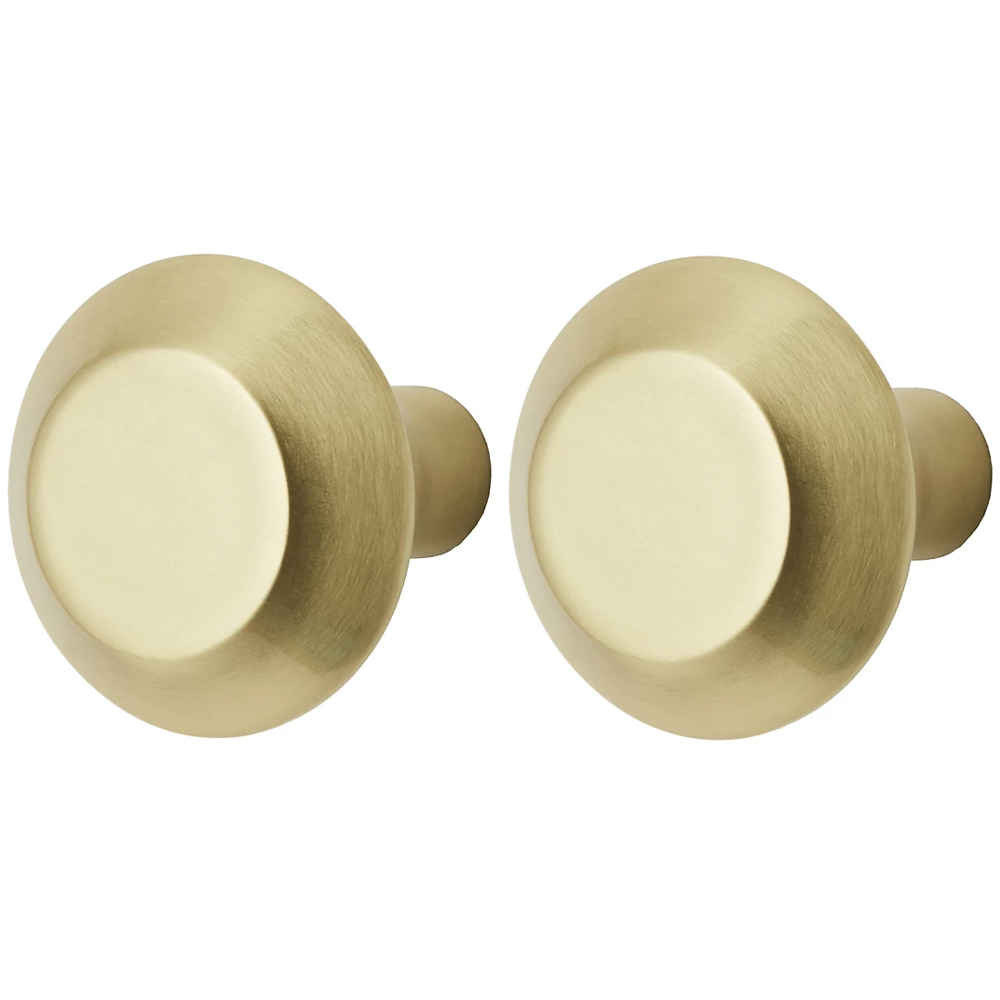 Set manere GOODHOME Nutmeg, 2 buc, aluminiu, auriu
