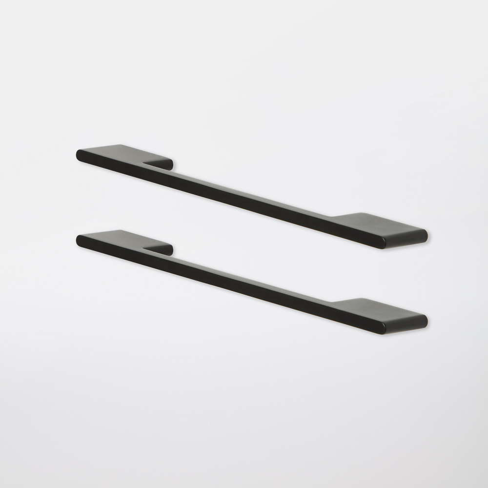 Maner GOODHOME Cacao, metal, 22 cm, 2 bucati, negru