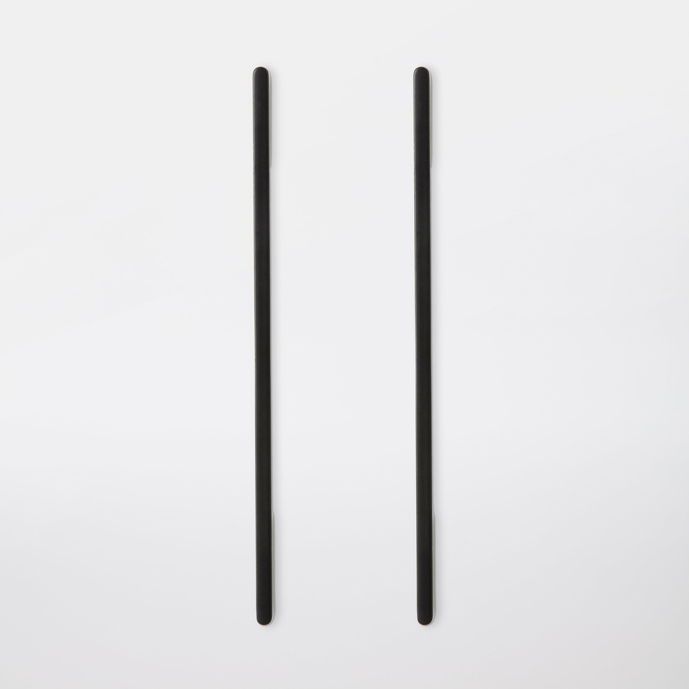 Maner GOODHOME Cacao, metal, 22 cm, 2 bucati, negru