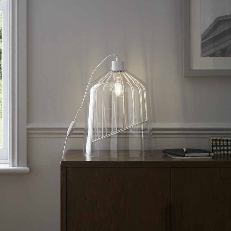 Veioza GOODHOME, 40W, E27, alb